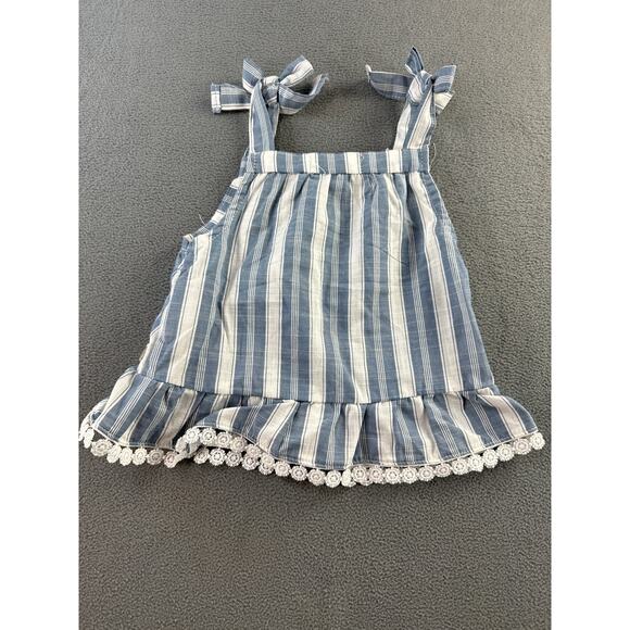 7 for all mankind strap top‎  size 18 months blue/white - Picture 6 of 6